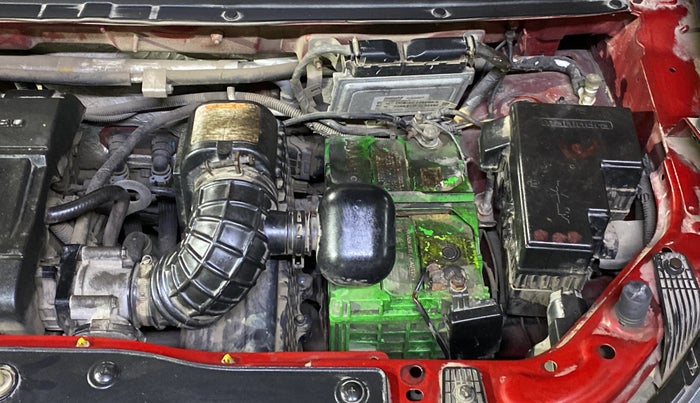 2017 Mahindra KUV 100 NXT K6+ P 6 STR, Petrol, Manual, 22,679 km, Engine View - Left