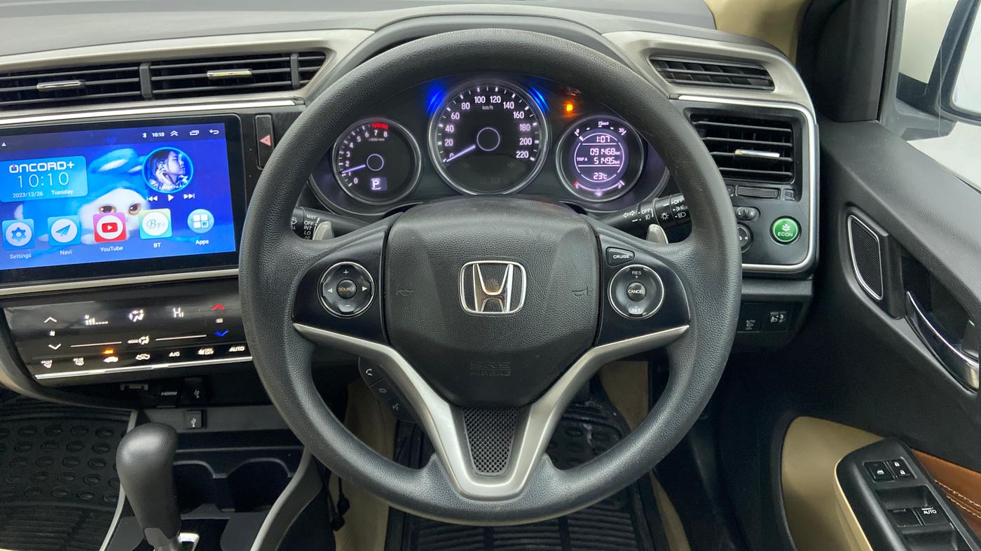 2017 Honda City 1.5L I-VTE V CVT, CNG, Automatic, 91,659 km, Steering Wheel Close Up