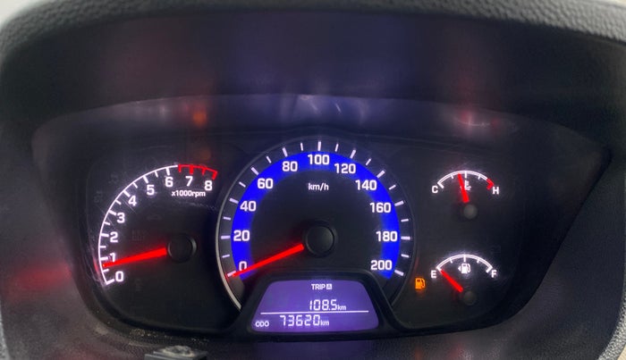 2018 Hyundai Xcent S 1.2, CNG, Manual, 73,612 km, Odometer Image