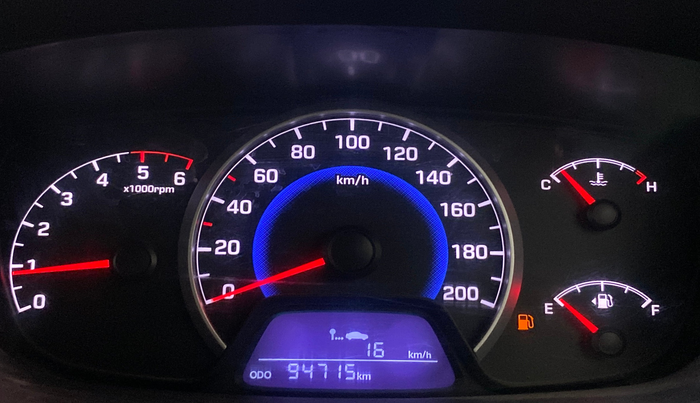 2016 Hyundai Grand i10 MAGNA 1.1 CRDI, Diesel, Manual, 94,677 km, Odometer Image