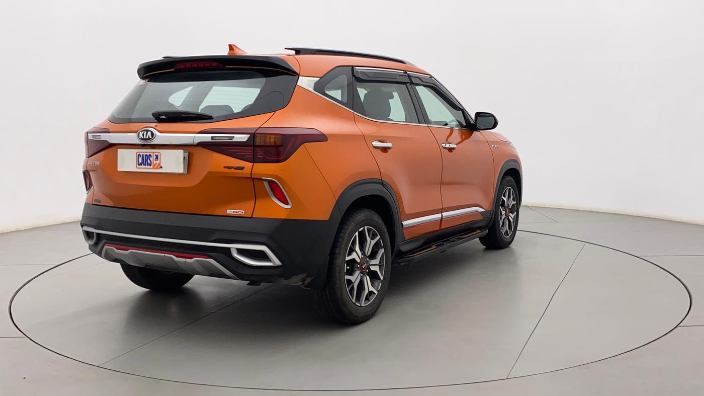 2019 KIA SELTOS GTX AT 1.4 PETROL, Petrol, Automatic, 28,001 km, Right Back Diagonal