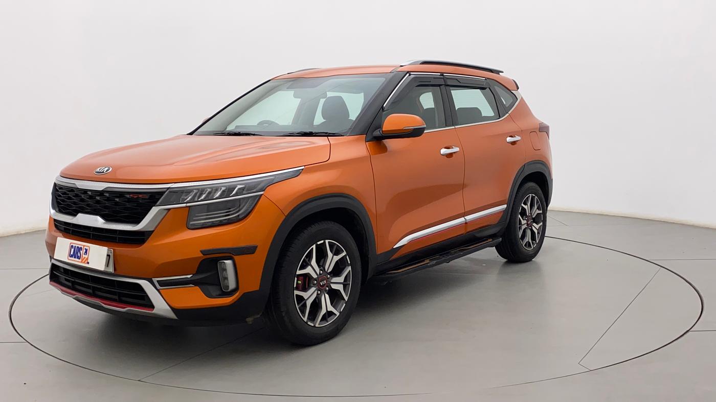 2019 KIA SELTOS GTX AT 1.4 PETROL, Petrol, Automatic, 28,001 km, Left Front Diagonal