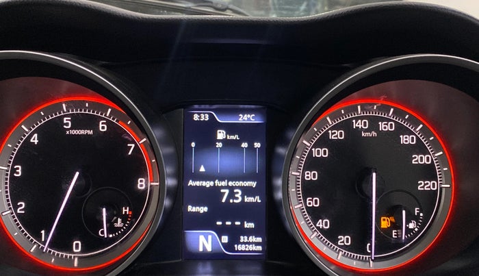 2022 Maruti Swift ZXI PLUS AMT, Petrol, Automatic, 16,825 km, Odometer Image