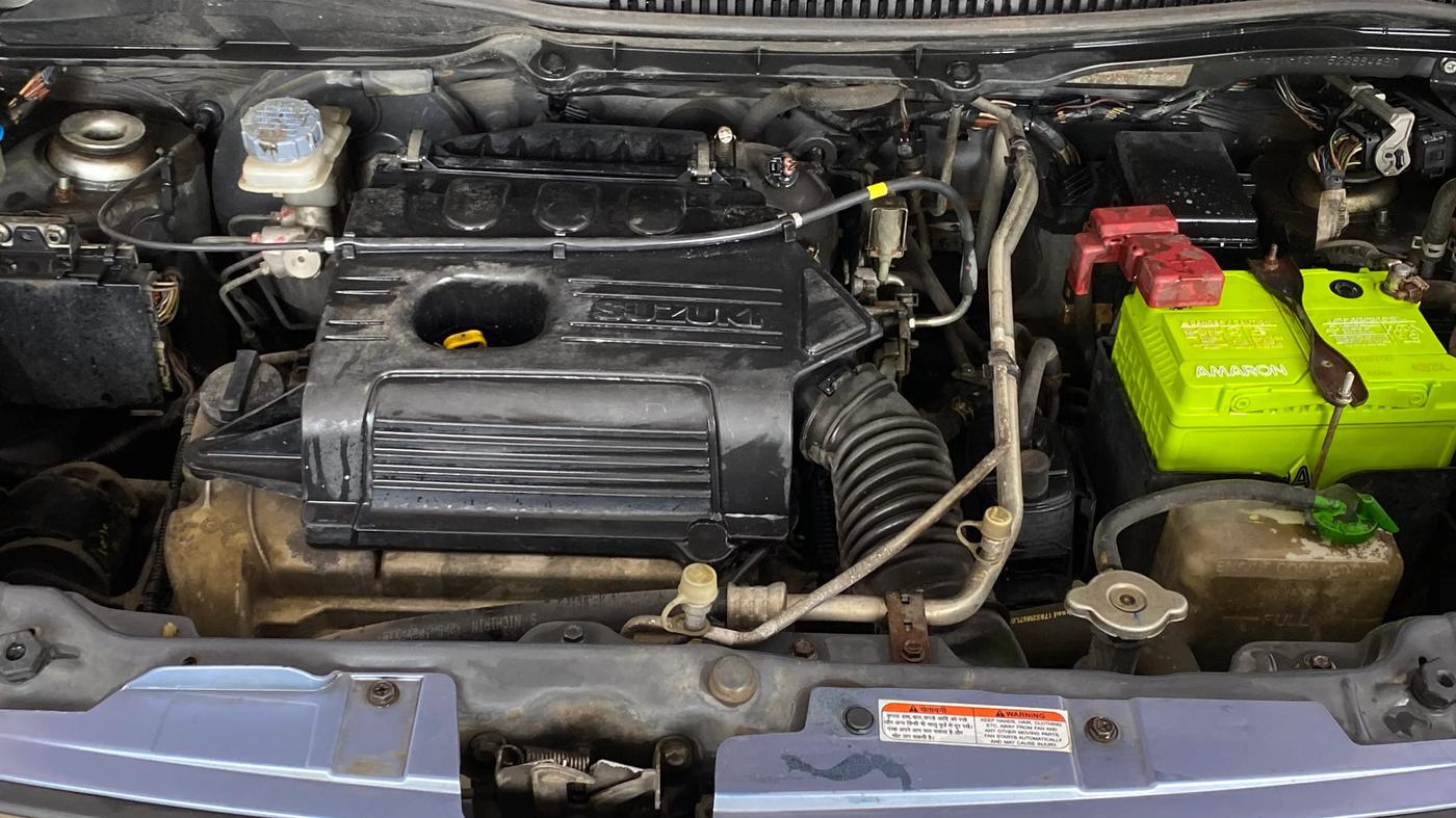 2013 Maruti Wagon R 1.0 LXI CNG, CNG, Manual, 88,276 km, Engine View