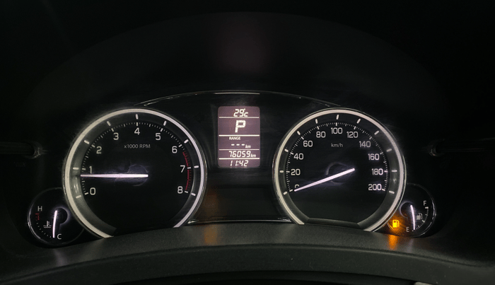 2015 Maruti Ciaz ZXI AT, Petrol, Automatic, 76,067 km, Odometer Image