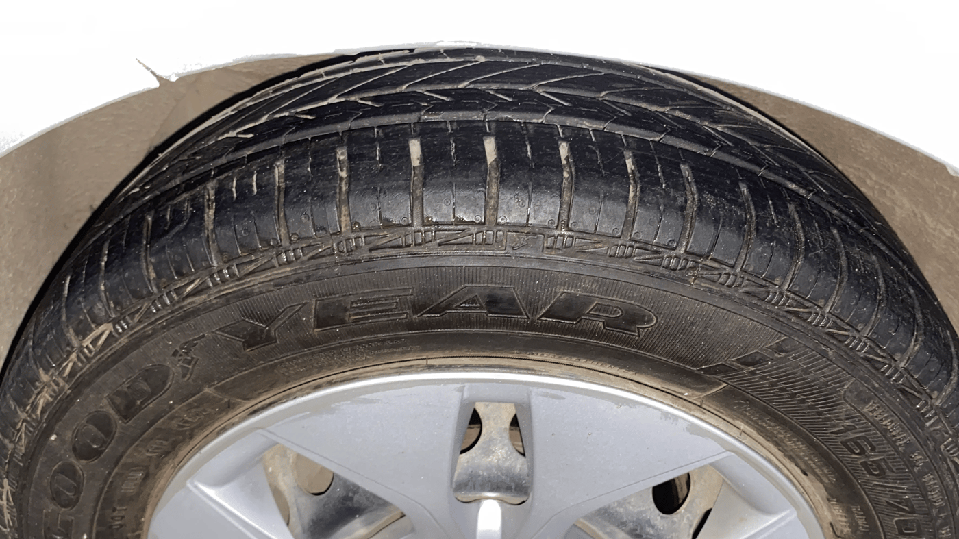 2017 Hyundai Xcent S 1.2, Petrol, Manual, 65,912 km, Left Front Tyre Tread