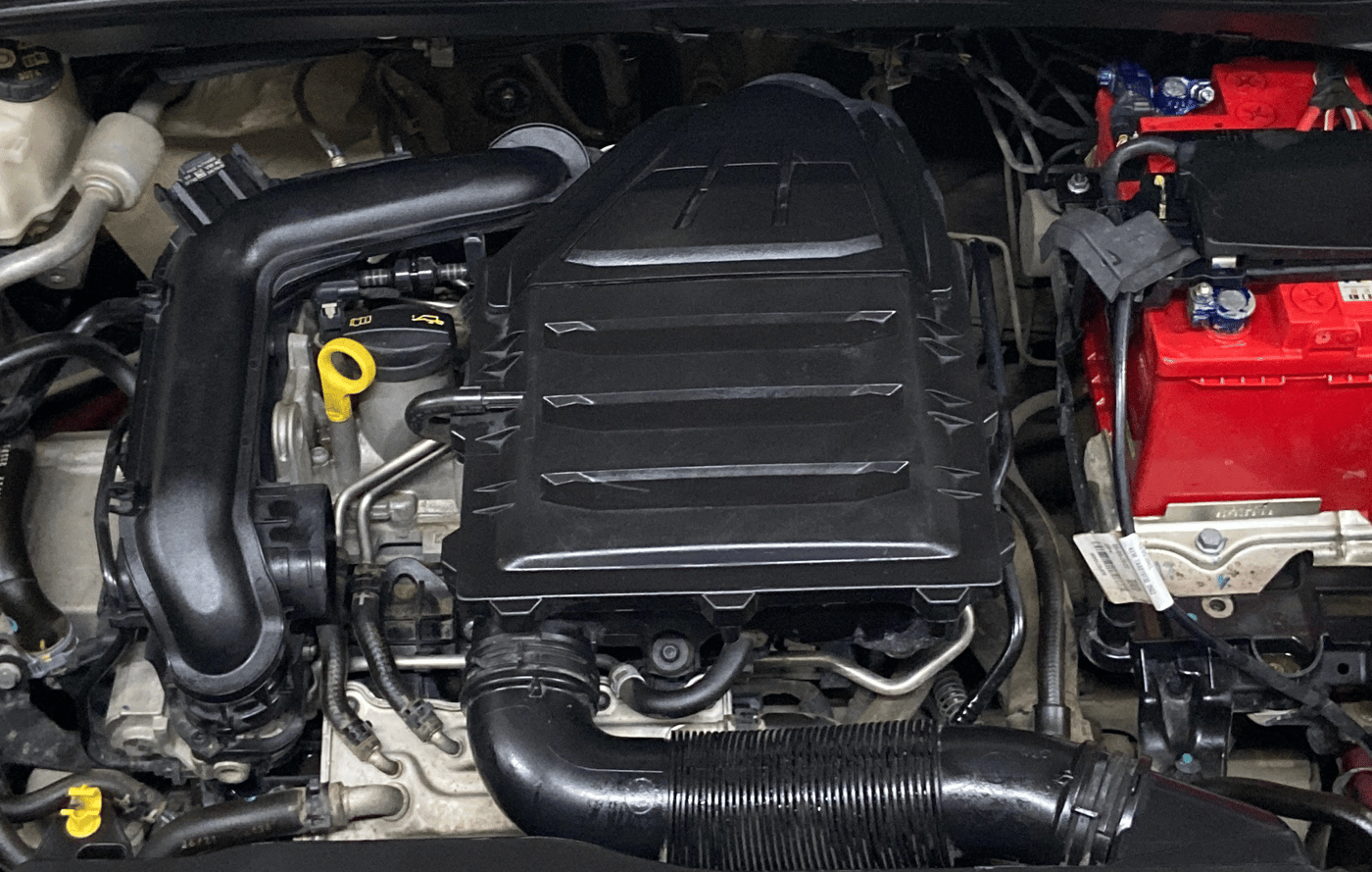 2022 Volkswagen TAIGUN TOPLINE 1.0 TSI MT, Petrol, Manual, 65,718 km, Engine View