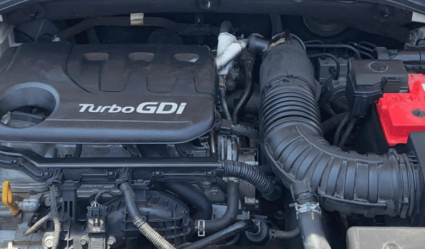 2020 KIA SONET GTX PLUS 1.0 DCT, Petrol, Automatic, 1,35,170 km, Engine View