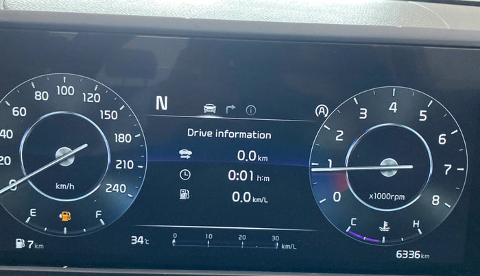 2023 KIA SELTOS  HTX PLUS 1.5 TURBO PETROL IMT, Petrol, Manual, 6,335 km, Odometer Image