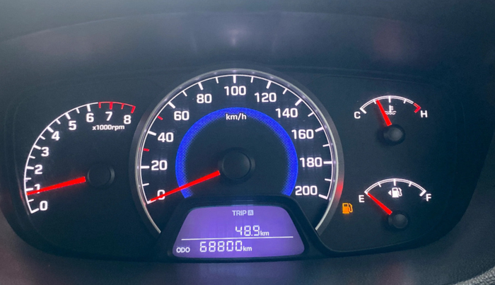 2016 Hyundai Grand i10 SPORTZ 1.2 KAPPA VTVT, Petrol, Manual, 68,800 km, Odometer Image