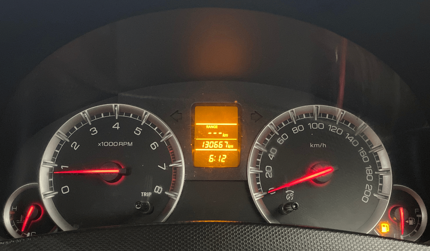 2017 Maruti Swift Dzire VXI, Petrol, Manual, 1,30,667 km, Odometer Image