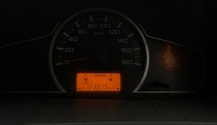 2015 Maruti Alto K10 LXI CNG, CNG, Manual, 1,23,162 km, Odometer Image