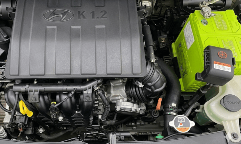2014 Hyundai Xcent SX AT 1.2 (O), Petrol, Automatic, 88,057 km, Engine View - Left