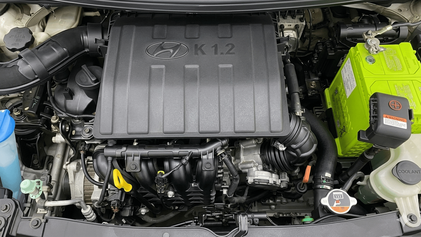 2014 Hyundai Xcent SX AT 1.2 (O), Petrol, Automatic, 88,057 km, Engine View