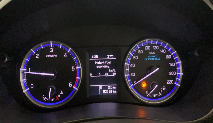 2018 Maruti S Cross ZETA 1.3, Diesel, Manual, 52,123 km, Odometer Image