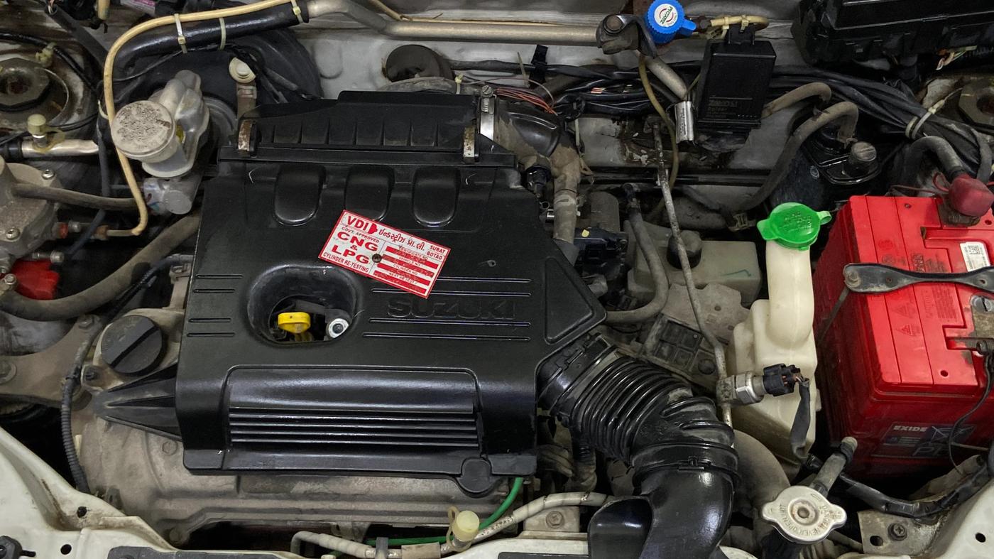 2018 Maruti Alto K10 VXI (O) AMT, CNG, Automatic, 75,467 km, Engine View