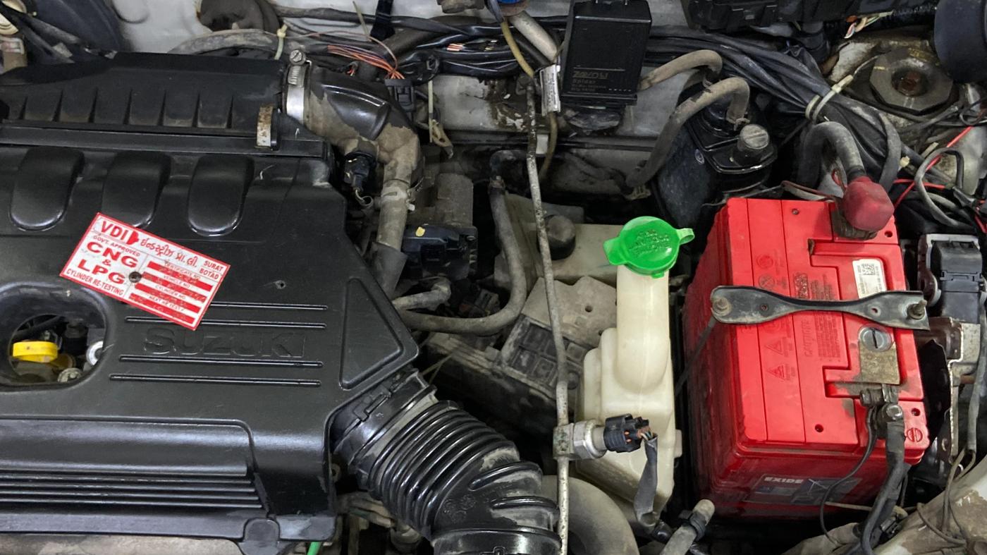 2018 Maruti Alto K10 VXI (O) AMT, CNG, Automatic, 75,467 km, Engine View - Left