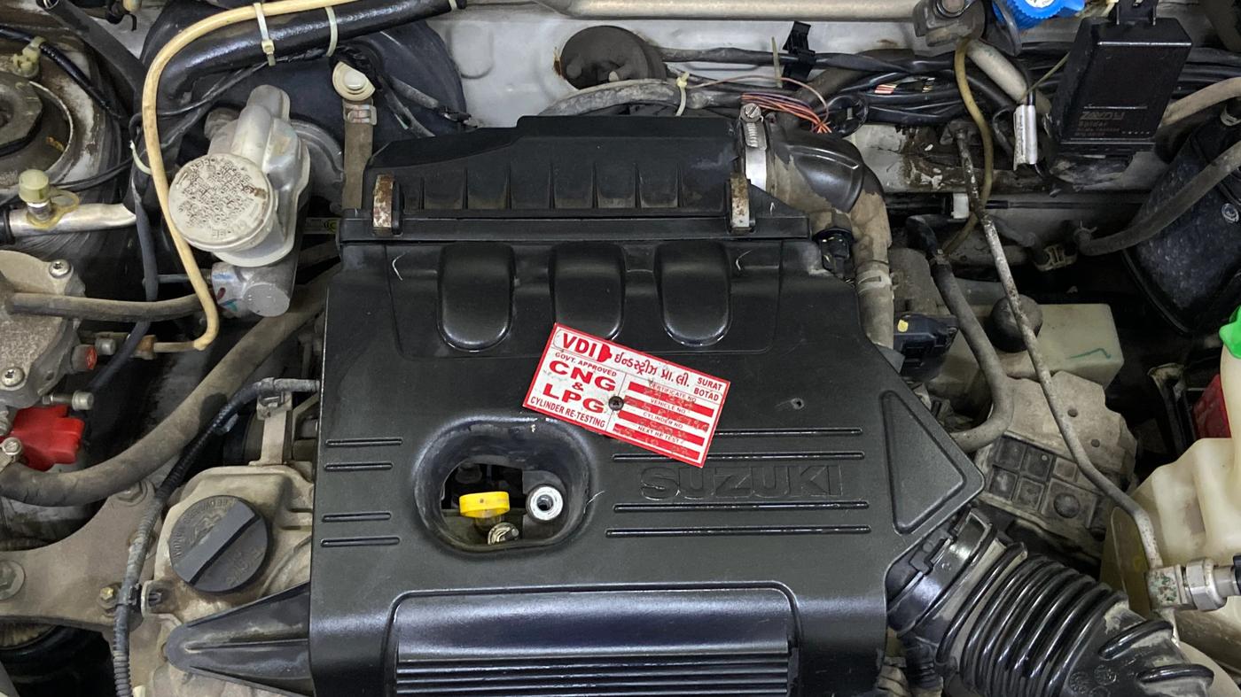 2018 Maruti Alto K10 VXI (O) AMT, CNG, Automatic, 75,467 km, Engine View - Right