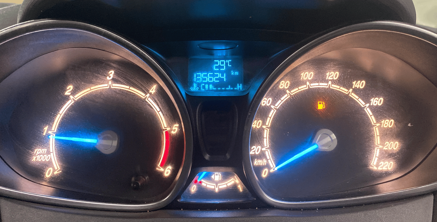 2015 Ford Fiesta TITANIUM DIESEL, Diesel, Manual, 1,35,590 km, Odometer Image