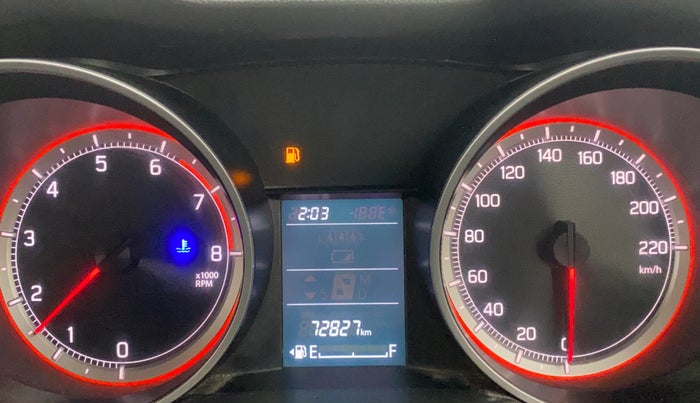 2022 Maruti Swift VXI, Petrol, Manual, 72,826 km, Odometer Image