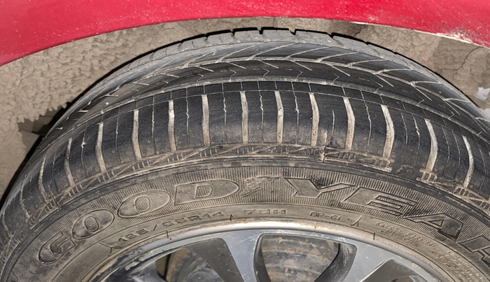 2016 Hyundai Grand i10 ASTA (O) 1.2 KAPPA VTVT, Petrol, Manual, 60,614 km, Left Rear Tyre Tread