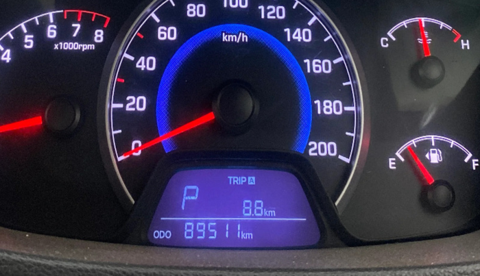 2015 Hyundai Grand i10 ASTA AT 1.2 KAPPA VTVT, Petrol, Automatic, 89,502 km, Odometer Image