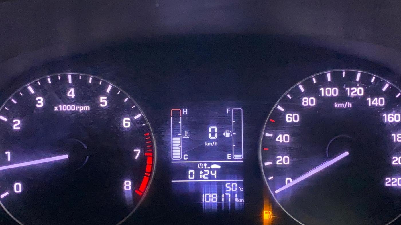 2017 Hyundai Creta SX PLUS 1.6 PETROL, Petrol, Manual, 1,08,218 km, Odometer Image