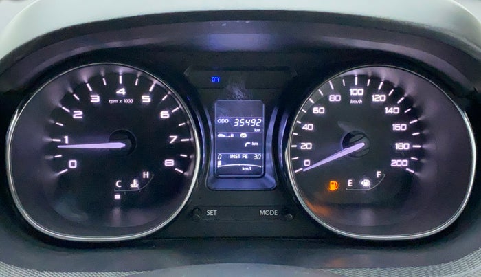 2018 Tata Tiago XZ PETROL, Petrol, Manual, 35,492 km, Odometer Image