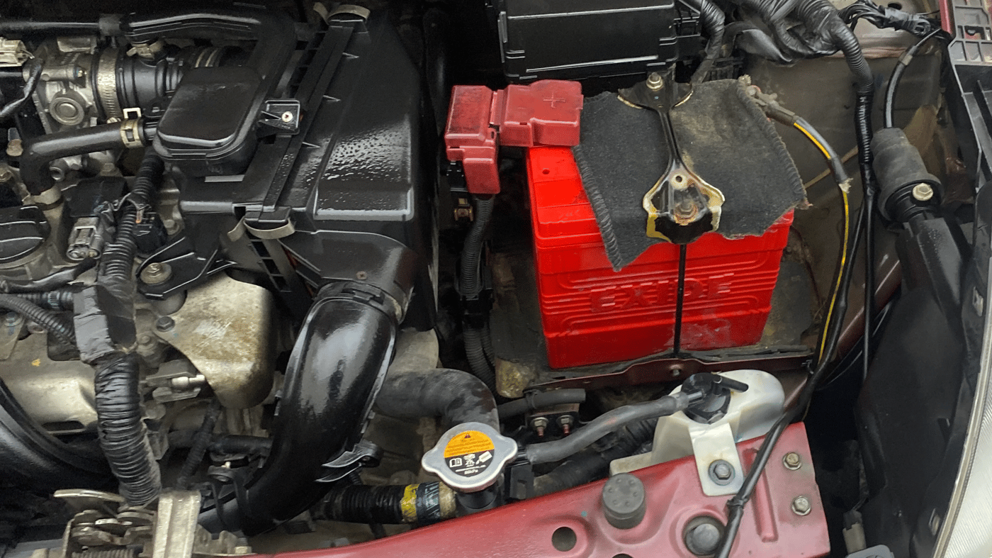 2015 Datsun Go T, Petrol, Manual, 79,403 km, Engine View - Left