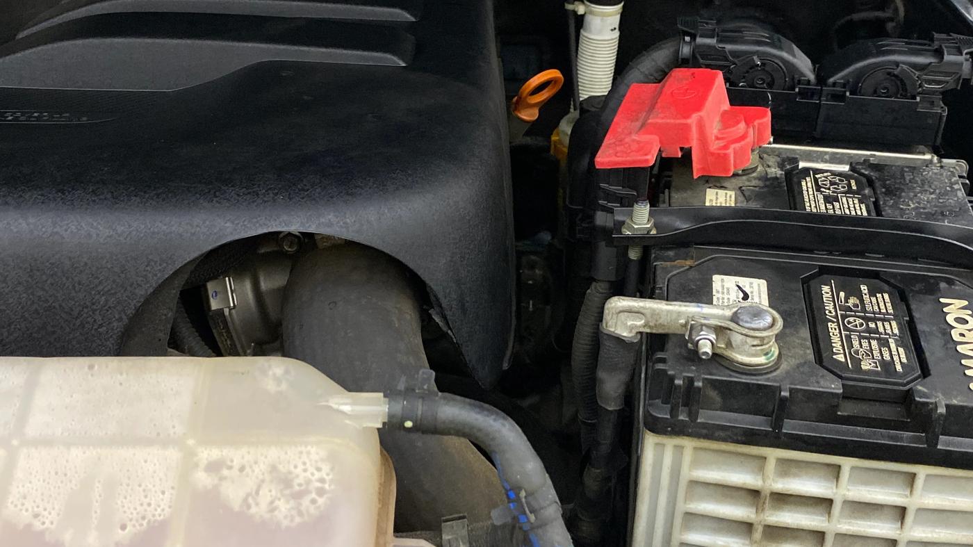 2022 Mahindra Thar LX PETROL HT 4WD AT, Petrol, Automatic, 15,414 km, Engine View - Left