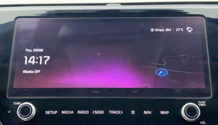 2022 KIA CARENS LUXURY 1.4 PETROL 7 STR, Petrol, Manual, 25,192 km, Infotainment System