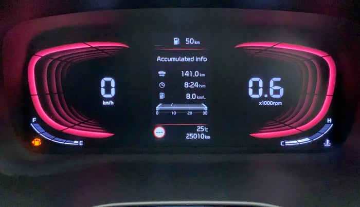 2022 KIA CARENS LUXURY 1.4 PETROL 7 STR, Petrol, Manual, 25,192 km, Odometer Image