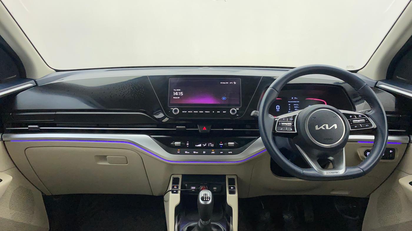2022 KIA CARENS LUXURY 1.4 PETROL 7 STR, Petrol, Manual, 25,192 km, Dashboard