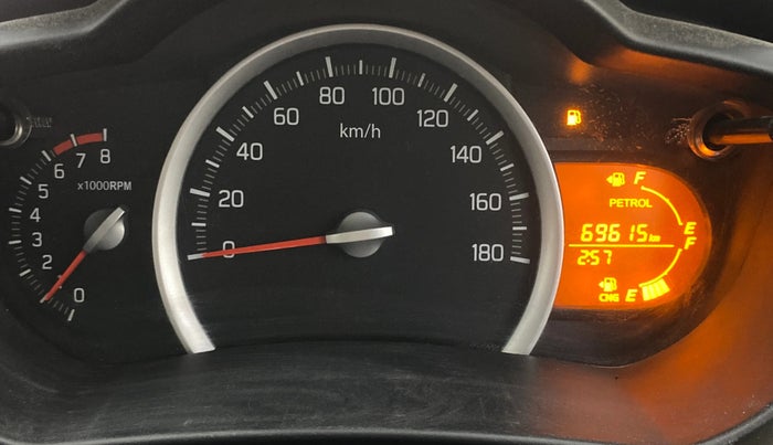 2019 Maruti Celerio VXI (O) CNG, CNG, Manual, 69,614 km, Odometer Image