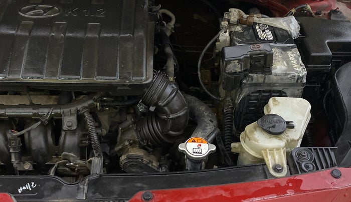 2017 Hyundai Grand i10 SPORTZ (O) 1.2 KAPPA VTVT, Petrol, Manual, 1,28,898 km, Engine View - Left