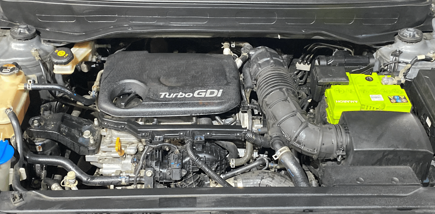2021 Hyundai VENUE SX PLUS 1.0 TURBO DCT DUAL TONE, Petrol, Automatic, 38,578 km, Engine View