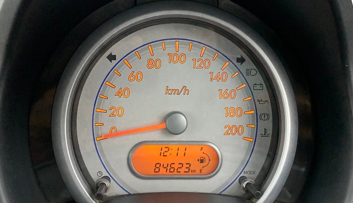 2011 Maruti Ritz VXI, Petrol, Manual, 84,623 km, Odometer Image