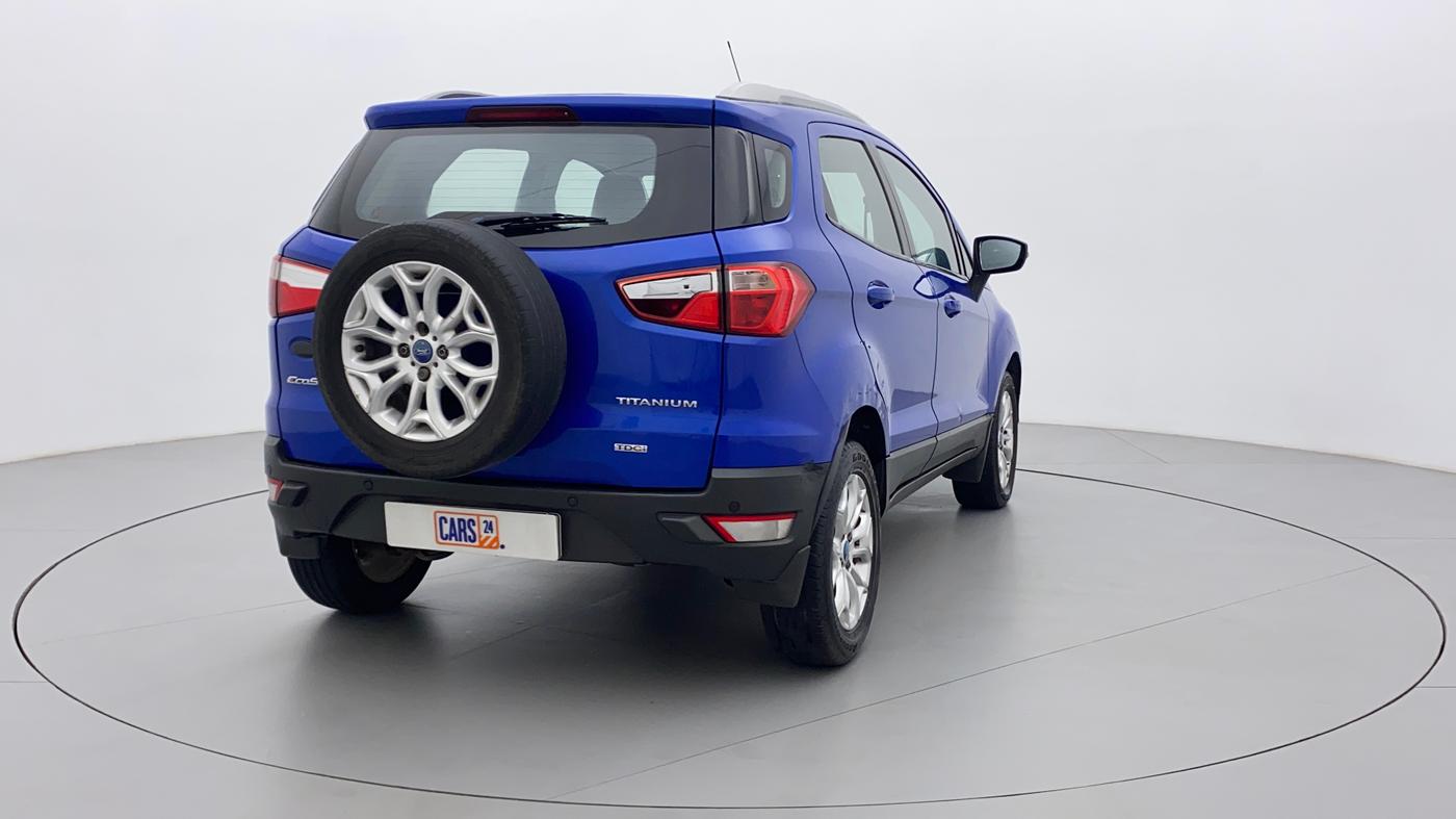 2015 Ford Ecosport TITANIUM 1.5L DIESEL (OPT), Diesel, Manual, 1,06,360 km, Right Back Diagonal