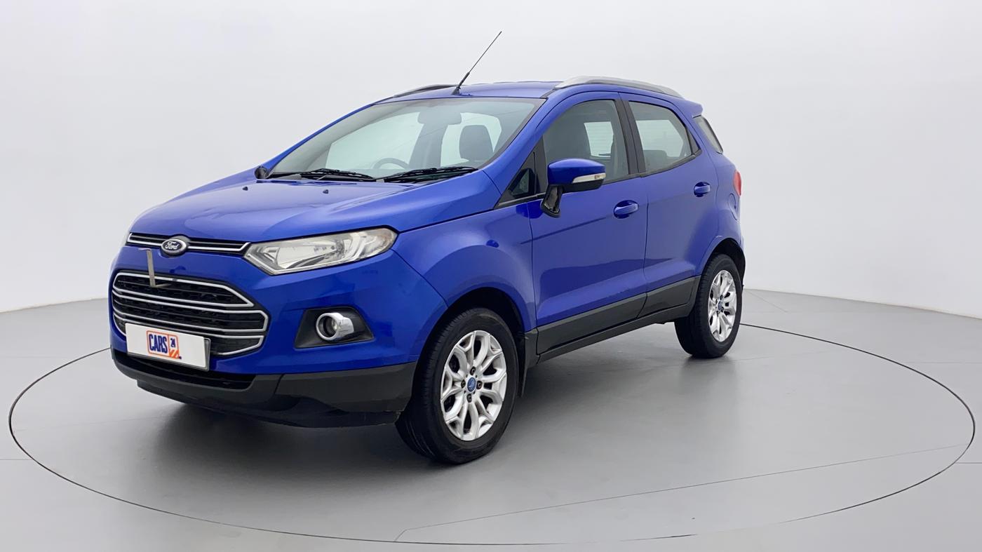 2015 Ford Ecosport TITANIUM 1.5L DIESEL (OPT), Diesel, Manual, 1,06,360 km, Left Front Diagonal