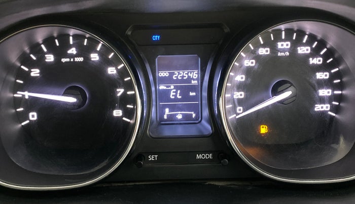 2016 Tata Tiago XZ PETROL, Petrol, Manual, 22,545 km, Odometer Image