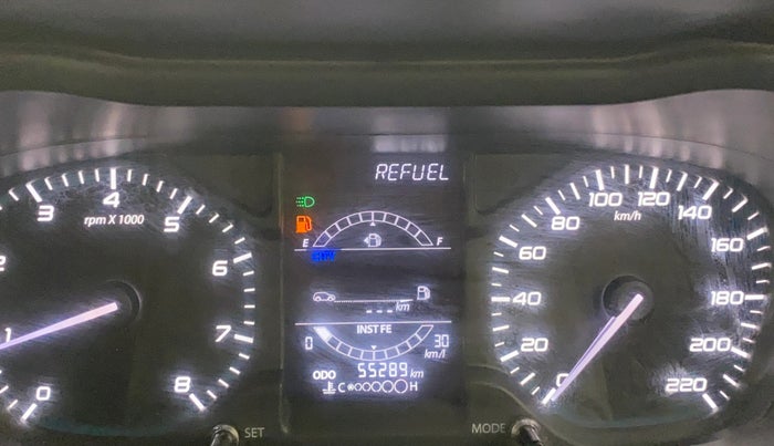 2022 Tata ALTROZ XT PETROL, Petrol, Manual, 55,288 km, Odometer Image