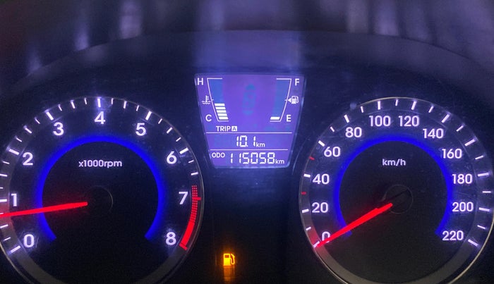 2014 Hyundai Verna FLUIDIC 1.6 VTVT SX, Petrol, Manual, 1,15,057 km, Odometer Image