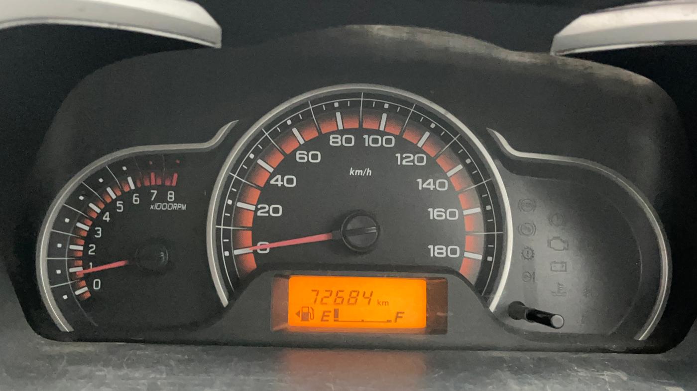 2015 Maruti Alto K10 VXI, Petrol, Manual, 72,686 km, Odometer Image