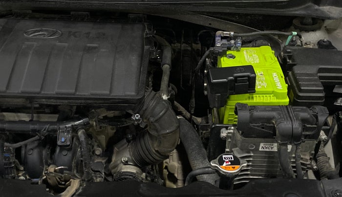 2021 Hyundai GRAND I10 NIOS SPORTZ AMT 1.2 KAPPA VTVT, Petrol, Automatic, 53,321 km, Engine View - Left