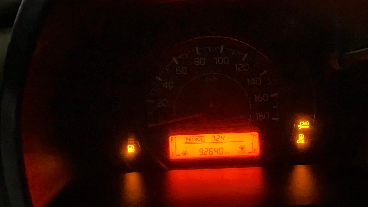 2020 Maruti New Wagon-R LXI CNG 1.0, CNG, Manual, 92,631 km, Odometer Image