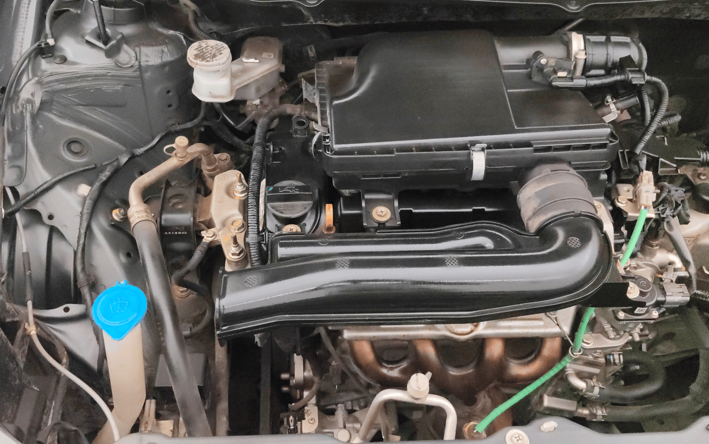 2024 Toyota Glanza V AMT, Petrol, Automatic, 1,00,247 km, Engine View - Right