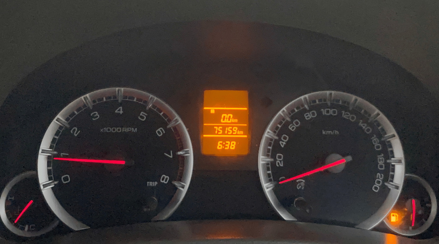 2017 Maruti Ertiga VXI, Petrol, Manual, 75,137 km, Odometer Image