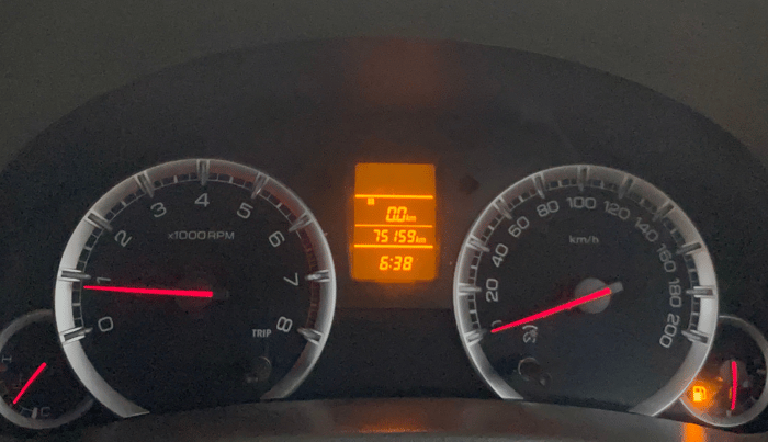 2017 Maruti Ertiga VXI, Petrol, Manual, 75,137 km, Odometer Image