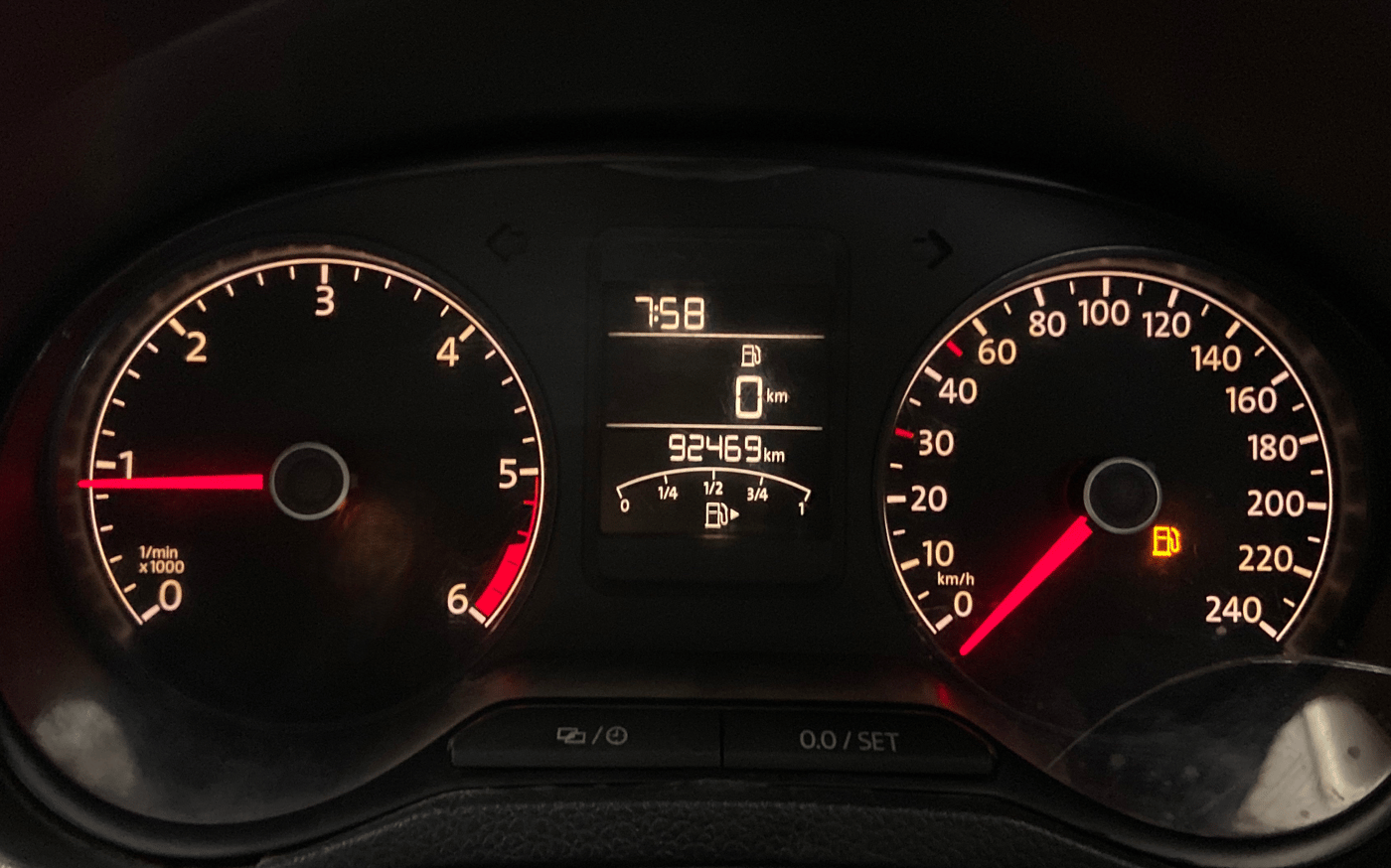 2017 Volkswagen Ameo HIGHLINE PLUS 1.5L 16 ALLOY, Diesel, Manual, 93,656 km, Odometer Image