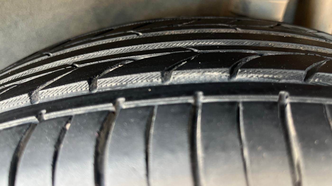 2014 Nissan Micra XV CVT, Petrol, Automatic, 95,069 km, Left Rear Tyre Tread